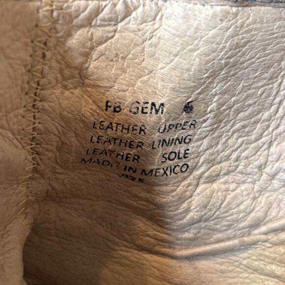 Freebird by Steven Rare Gem Blue Leather Distressed Moto Boots US Size 6 - Picture 11 of 11